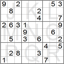 Sudoku Instructions - unsolved sudoku puzzle